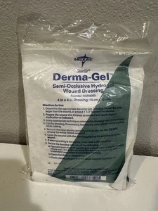 DermaGel Hydrogel Wundverband halbokklusiv 10er Pack 4x4 - Bild 1 von 3