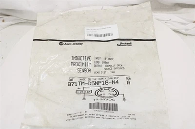 Allen-Bradley 871TM-D5NP18-N4 Inductive Proximity Sensor | NPN | 18mm - Image 1 of 3