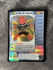 Krillin On Namek Holo Foil Rare 90 Score 2000 DRAGON BALL Z TCG - Picture 1 of 20