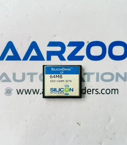 USED SILICON SYSTEMS SSD-C64M-3076 64 MB MEMORY CARD B&R 5CFCRD.0064-03 REV. C0 - Picture 1 of 3