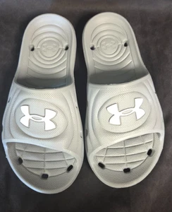 Kinder Under Armour Slipper Sandalen Größe M2 grau - Bild 1 von 9