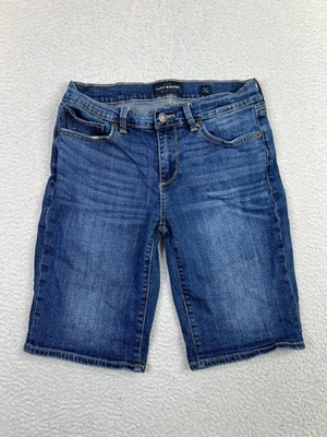 Bermuda Lucky Brand Feminina 4 Jeans Elástico Cintura Média Casual The Bermuda 27 - Imagem 1 de 4