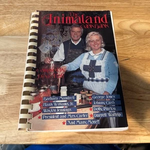 The Animaland Cookbook Dixie Hall Country Music Stars' Recipes Dolly Parton - Imagen 1 de 12