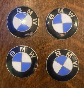 4 BMW Round Emblem Metal Badge 70 MM With Defects - Bild 1 von 6