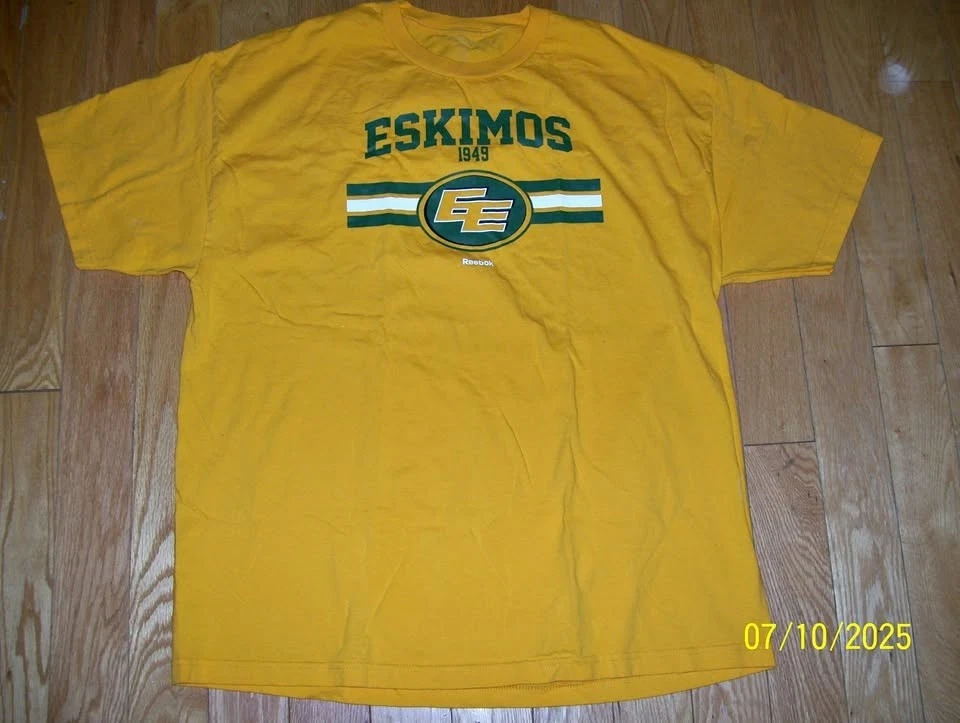 Edmonton Eskimos Vintage Tee Shirt Size 2XL NEW - Image 1 of 1