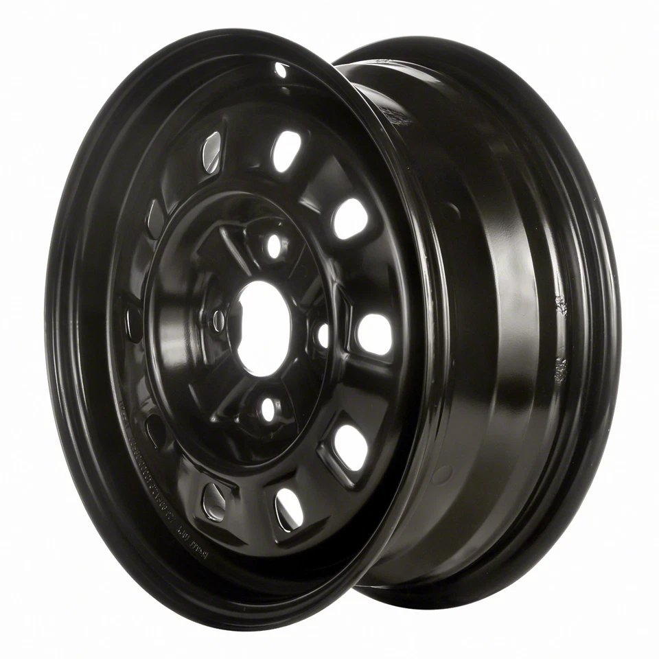 Refurbished 15x6 Painted Black Wheel fits 1989-1998 Nissan 240Sx 560-62253 - Image 1 of 1