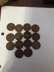 Weizen Pennies persönliche Sammlung 1919-S,1919-P,1919,1926,1920D,1925, mehr - Bild 1 von 2