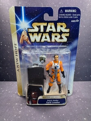 2004 Star Wars  A New Hope  Gold Leader Dutch Vander - Battle of Yavin - Изображение 1 из 2