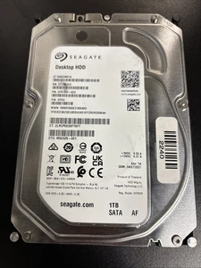 Seagate BarraCuda 1TB 3.5" 7200rpm Hard Drive ST1000DM014 2FR10D-023 FW VP03 - Picture 1 of 7