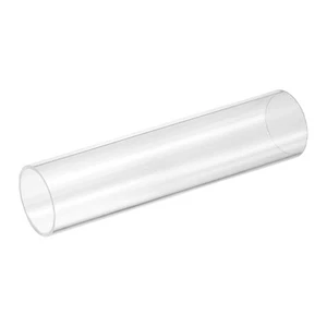 Tubo de acrílico rígido transparente, 34 mm ID x 40 mm OD 10" tubo redondo de plástico transparente - Imagen 1 de 7
