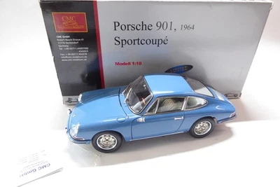 CMC M-067 D -  Porsche 901 Sportcoupe 1:18 - 1964 -    Blau  in OVP Neu # 0186 - Bild 1 von 4
