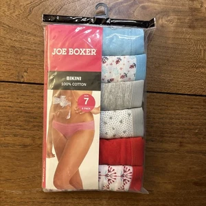 Women's Underwear Joe Boxer Bikini Panties 6 pack Cotton Size 7 - Picture 1 of 6