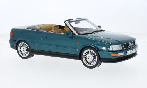 MODELCARGROUP MCG18413 AUDI CABRIOLET 1991 BLUE-GREEN 1:18 Modellino - Immagine 1 di 1