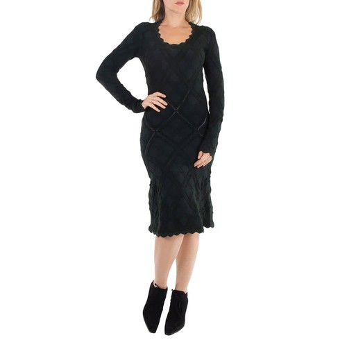 Abito donna Burberry Vine Aran manica lunga in maglia