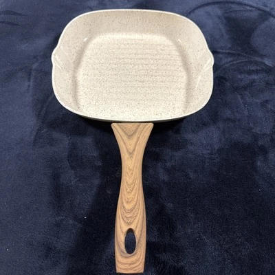 Estufa Masterclass Antiadherente Parrilla Sartén Utensilios de Cocina 10.5" Mango de Madera Moteada Foto 1 de 4