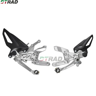 For Ducati Streetfighter V4 2020-2024 Adjustable Rearsets Footrests Footpegs Foto 1 de 4