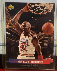 🏀 MICHAEL JORDAN NBA All-Star Heroes 1992-93 UD # 15 UTAH All-Star Weekend NM - Picture 1 of 3