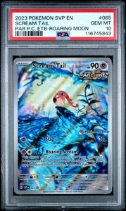 Scream Tail 065 Paradox Rift Pokemon Centro Estampado Pokemon PSA 10 - Imagen 1 de 2