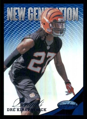 2012 Certified Mirror Blue #270 Dre Kirkpatrick /100 - Image 1 of 2