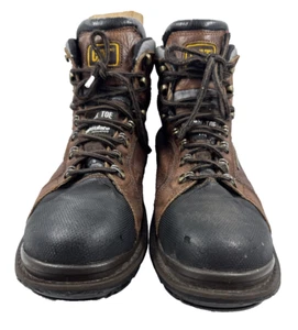 Caterpillar Hauler Carbonmax Boots Men’s 12 Brown Composite Toe Waterproof work - Picture 1 of 16
