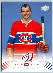 Don Marshall 2008-09 Centenario Montreal Canadiens Nº 3 16/100 99892 - Imagen 1 de 2