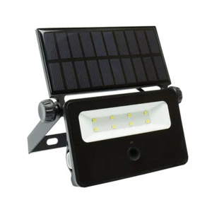 LED Solar Strahler Noctis Solaris Mini Schwarz IP65 kalt 6000K Bewegungsmelder - Bild 1 von 6