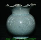 6.2'' Old Chinese Song Dynasty Ru Kiln Porcelain Mouth Flower Bottle Vase
