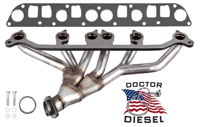 PARA 91-99 CABEZAL COLECTOR ACERO INOXIDABLE 1-2-6 JEEP WRANGLER CHEROKEE 4.0L TJ YJ XJ Foto 1 de 2