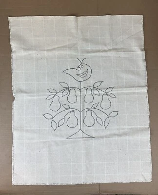 Partridge in Pear Tree Rug Hooking Pattern Unbranded Needlepoint Christmas - Image 1 of 4