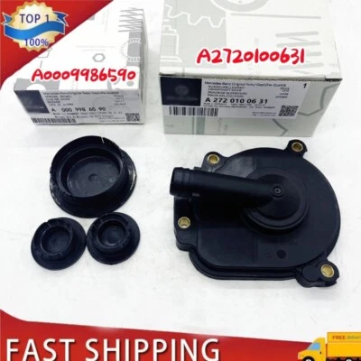 V-Engine Oil Separator Kit Cover w/Seal+ Camshaft Cap Set for Mercedes/Benz C300 — 第 1/4 张图片