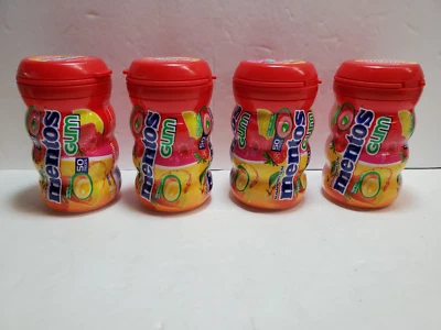 Goma sem açúcar MENTOS TROPICAL Red Fruit Lime - 4 pacotes de 50, colecionável - Imagem 1 de 2