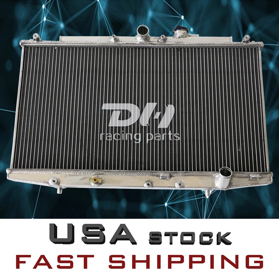 Aluminum Racing Radiator For 1998-2002 Honda Accord/1999-2001 Acura TL 2.3-3.2L - Image 1 of 4