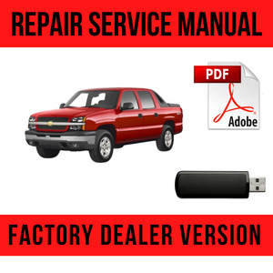 Service Repair Manuals For Chevrolet Avalanche For Sale Ebay