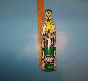 Mountain Dew Unopened Aluminum Bottle Vintage 2008 Green Label Art by HAZE - Picture 1 of 6