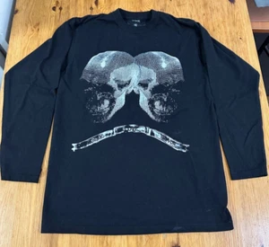 Bolongaro Trevor Long sleeve T-shirt Skulls Graphic Black Cotton Size S - Picture 1 of 11