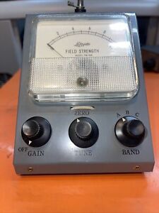 Field Strength Meter Lafayette TM-16A Rear Vintage for CB Radio Enthusiast Nice