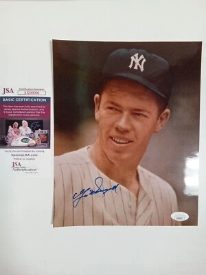 Foto firmada por Gil McDougald Yankees de Nueva York 8x10 JSA ** # Foto 1 de 4