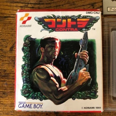 CONTRA Nintendo Game Boy GB KONAMI W/ box manual - Image 1 of 4