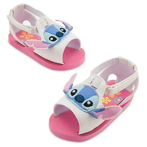 DISNEY STORE STITCH BABY SHOES CANVAS SANDALS STITCH FACE WITH 3-D EARS EXP. 626 - Picture 1 of 1