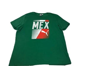 Puma 2XL Mexico MEX Green Tshirt - Picture 1 of 4
