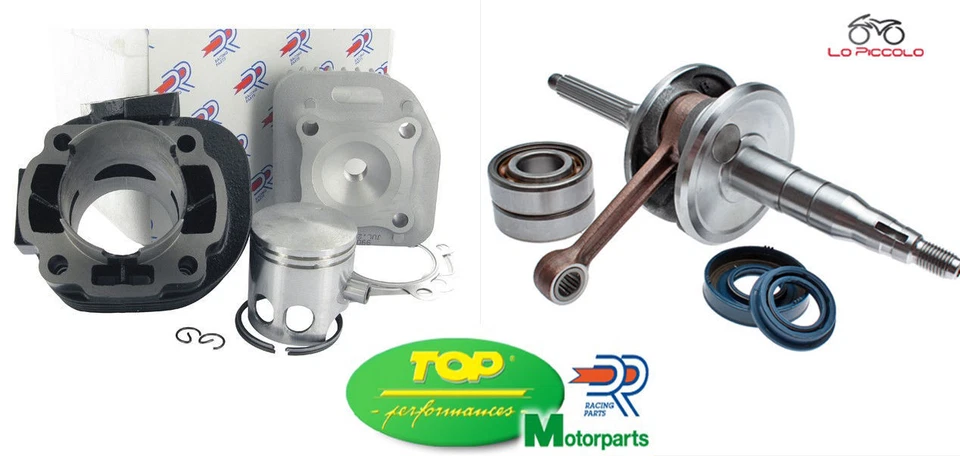 KIT GRUPPO TERMICO DR 70CC + ALBERO MOTORE TOP MALAGUTI F10 F12 PHANTOM ARIA 50 - Imagen 1 de 1