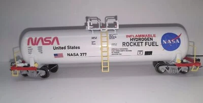 Roundhouse 50 ft custom HO NASA tanker..New kadees and steel wheels. tanker new  - Image 1 of 4