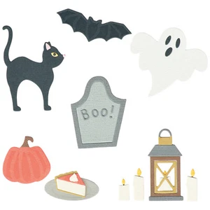 "Plantilla de troquelado Sizzix Thinlits ""Patrones de Halloween" - Imagen 1 de 6