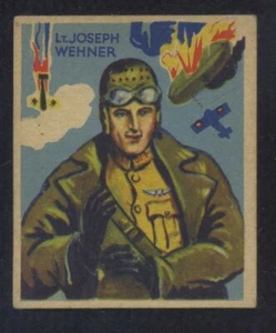 1934 R136 National Chicle - Sky Birds #25 - Lt. Joeseph Wehner - Picture 1 of 2