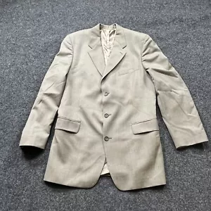 Bruno Piatelli Suit Jacket Coat Blazer Mens Size ? Tan Length 35.5 Shoulder 36 - Picture 1 of 19