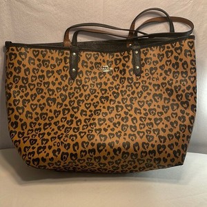 animal print coach bolsa