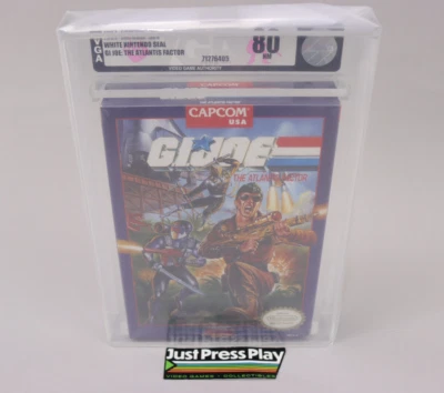 GI Joe: The Atlantis Factor Nintendo NES New Sealed 1992 Capcom VGA Grade 80 NM - Image 1 of 4