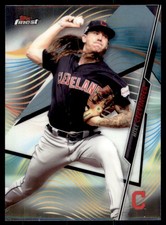 2020 Topps Finest Base #98 Mike Clevinger - Cleveland Indians