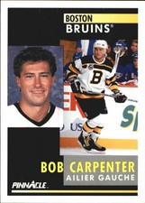 1991-92 (BRUINS) Pinnacle French #99 Bob Carpenter