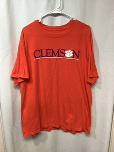 Clemson Tigers Orange XL Cotton T Shirt - Picture 1 of 4